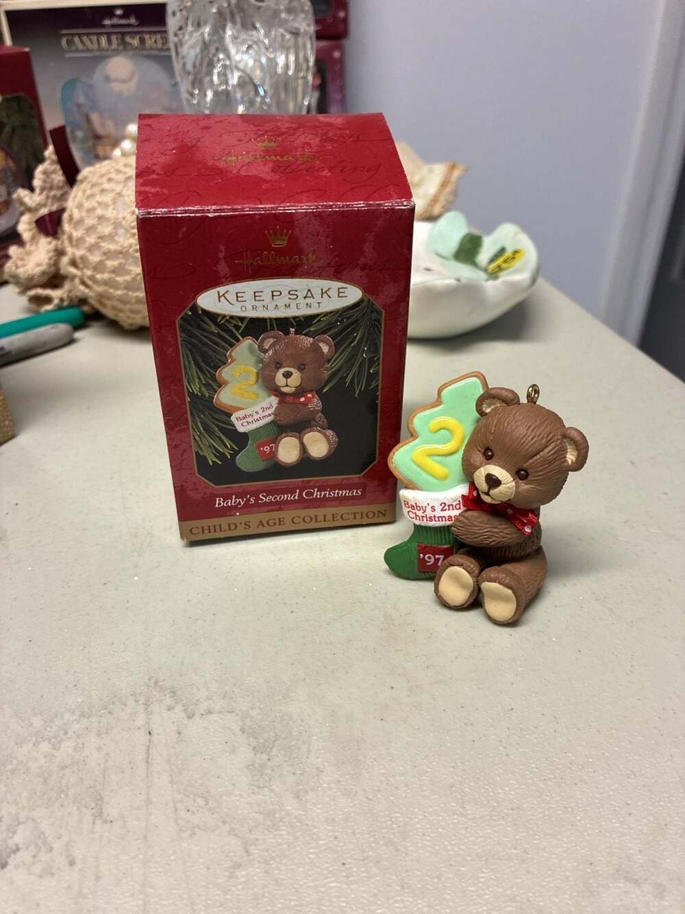Hallmark Keepsake Ornament 1997 Baby's Second Christmas Child's Age Collection